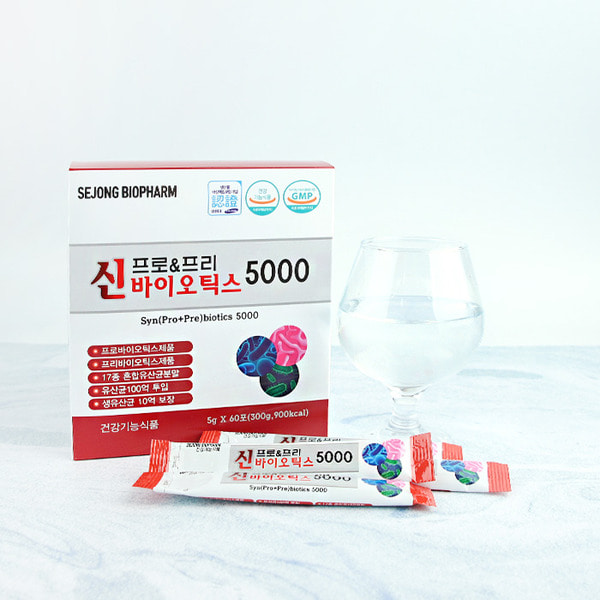 에버그린 신프로앤프리바이오틱스5000(5g X 60포/2개월분)