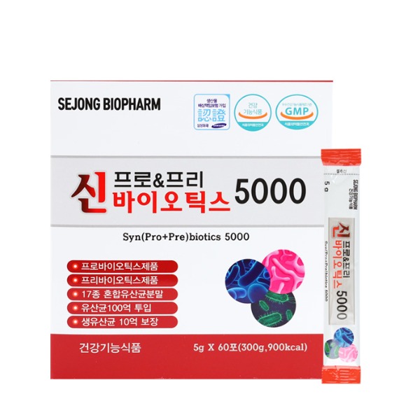 에버그린 신프로앤프리바이오틱스5000(5g X 60포/2개월분)
